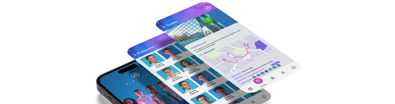 Tablet mostrando la interfaz de Playtopia para profesores